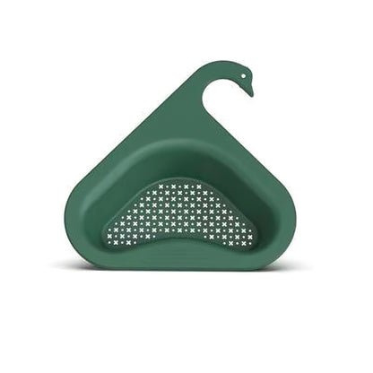 Plastic Sink Strainer Basket for Food Leftovers green by HitMyNeed