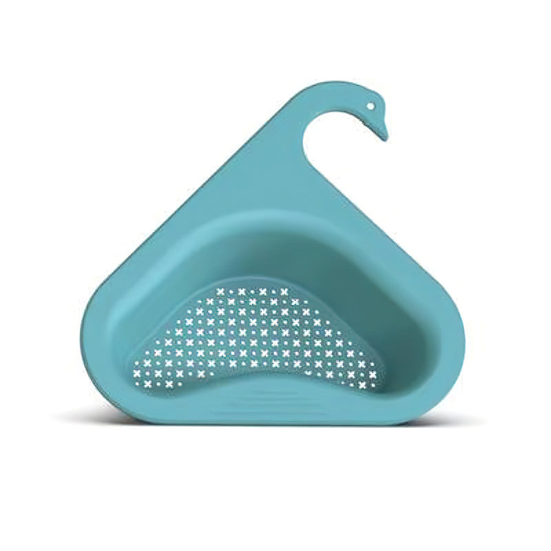 Plastic Sink Strainer Basket for Food Leftovers sky-blue by HitMyNeed