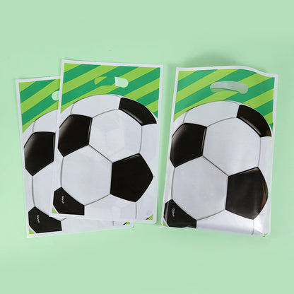 Plastic Soccer Treat Bags with Handles (30 Pack) by HitMyNeed