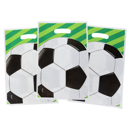 Plastic Soccer Treat Bags with Handles (30 Pack) by HitMyNeed