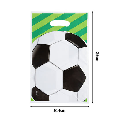 Plastic Soccer Treat Bags with Handles (30 Pack) by HitMyNeed