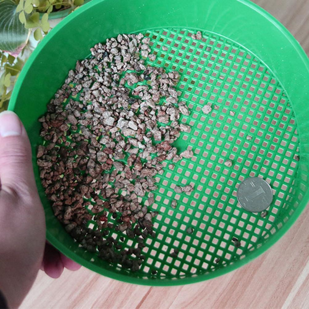 Plastic Soil Gardening Sieve with 3mm Mesh by HitMyNeed
