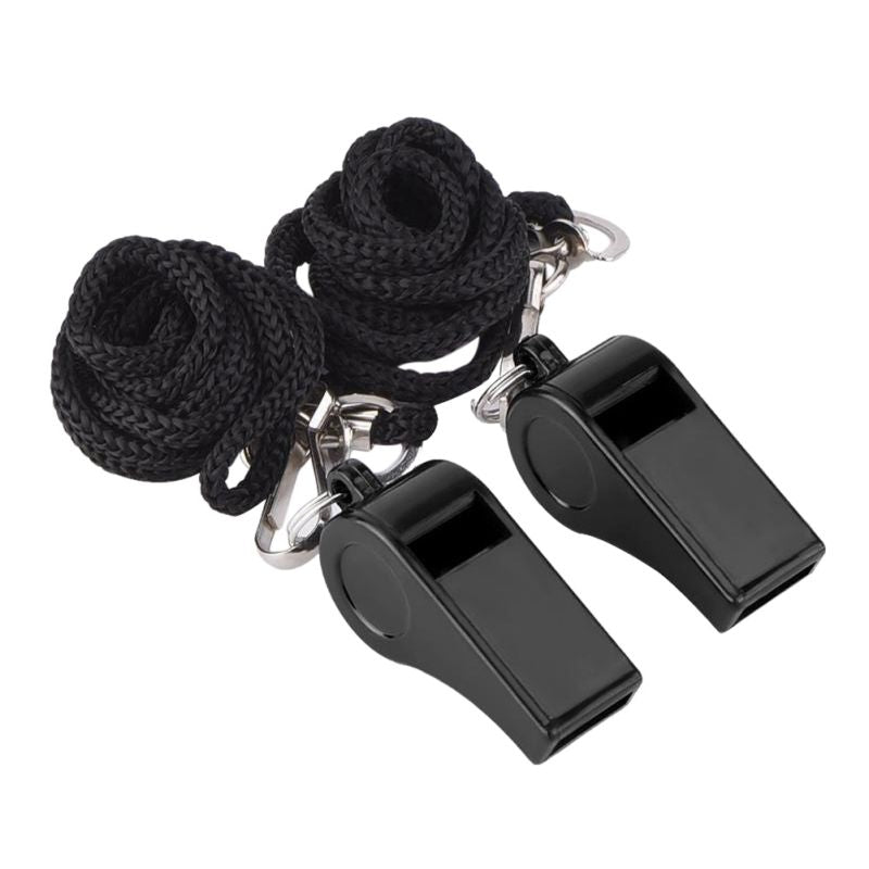 Plastic Sports Whistle with Lanyard for Coaches & Refs by HitMyNeed