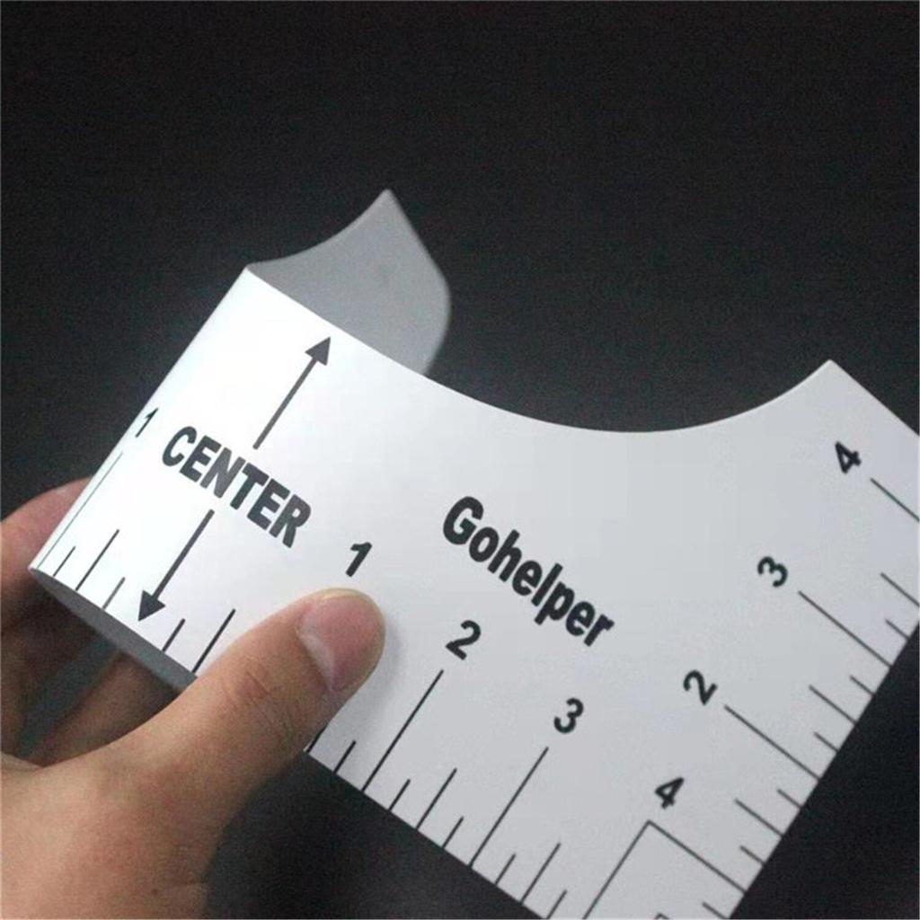 Plastic T-Shirt Alignment Guide Rulers (Set of 4) by HitMyNeed