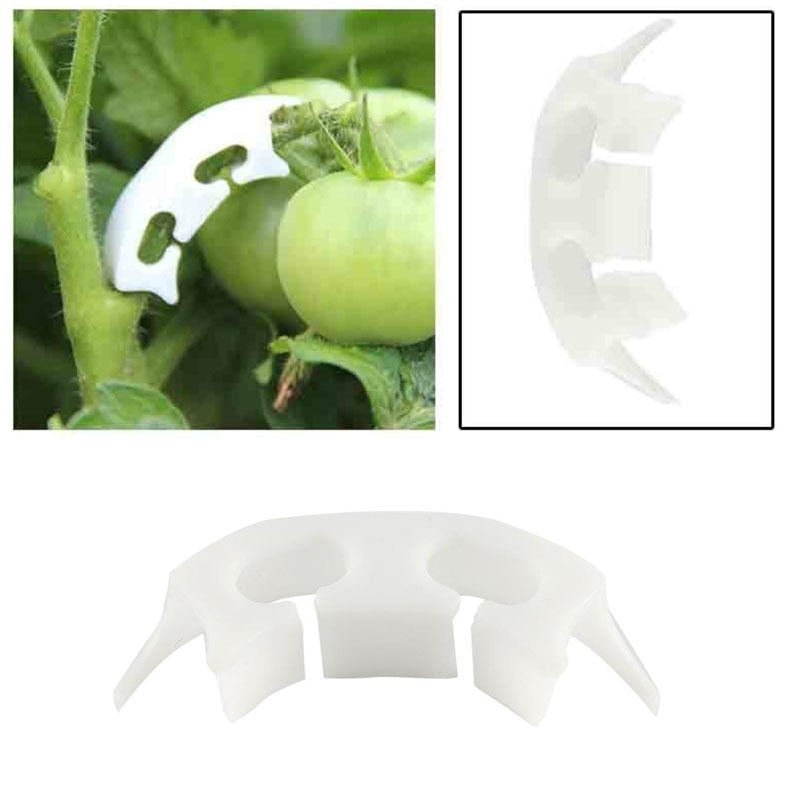 Plastic Tomato Grafting Clips 39mm (100 Pack) by HitMyNeed