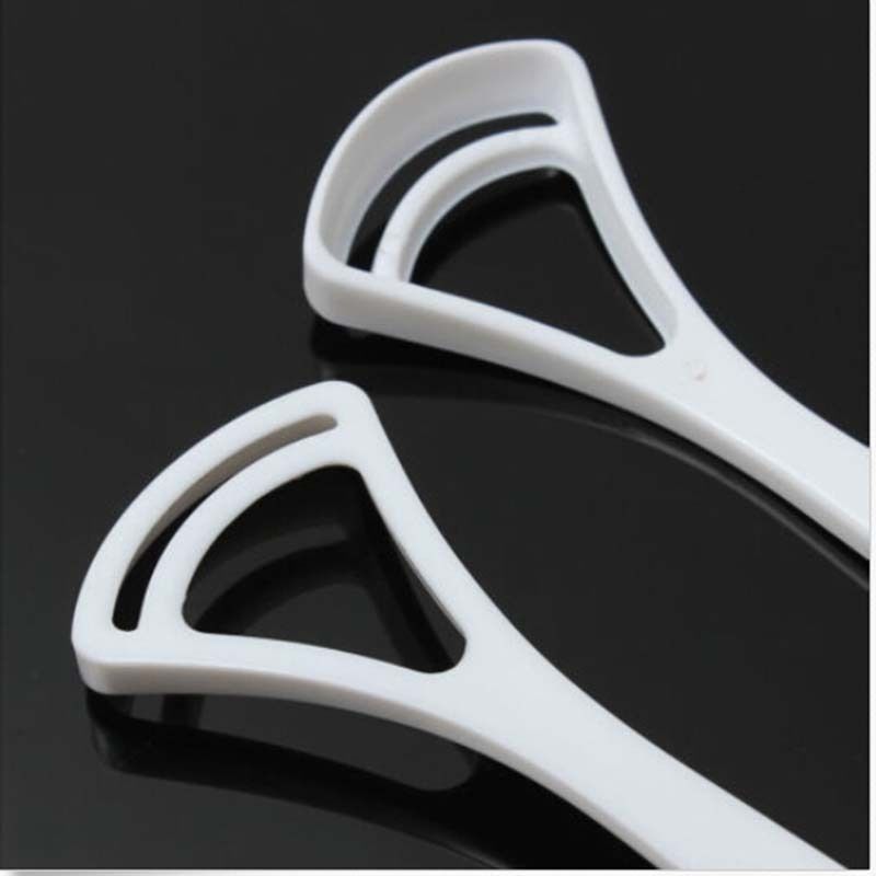 Plastic Tongue Scraper Dental Cleaner (2 Pack) by HitMyNeed