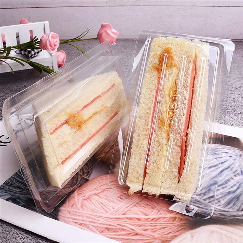Plastic Triangle Sandwich Containers (50 Pack) by HitMyNeed