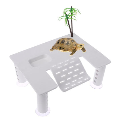 Plastic Turtle Ramp with Suction Cups for Basking by HitMyNeed