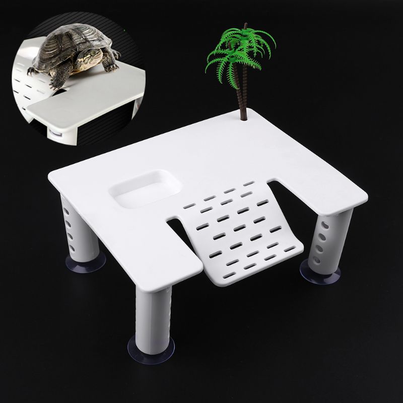 Plastic Turtle Ramp with Suction Cups for Basking by HitMyNeed