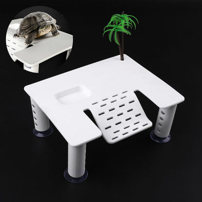 Plastic Turtle Ramp with Suction Cups for Basking by HitMyNeed