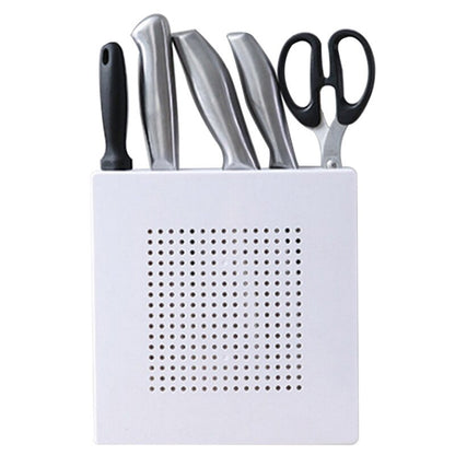 Plastic Wall Mounted Knife Holder with Drain Holes by HitMyNeed