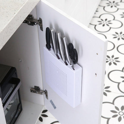 Plastic Wall Mounted Knife Holder with Drain Holes by HitMyNeed