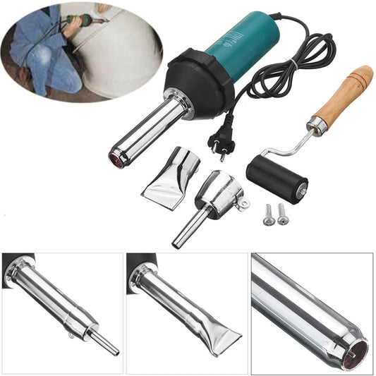 Plastic Welding Gun DIY Kit with Nozzles & Roller by HitMyNeed