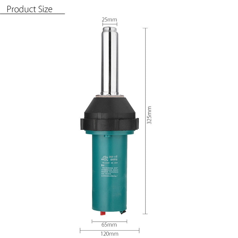 Plastic Welding Gun DIY Kit with Nozzles & Roller by HitMyNeed