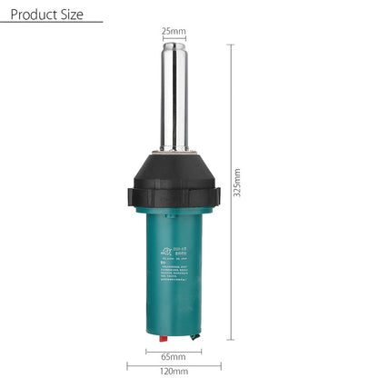 Plastic Welding Gun DIY Kit with Nozzles & Roller by HitMyNeed