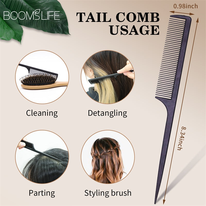 Plastic Wet Hair Detangling Brush with Styling Comb by HitMyNeed