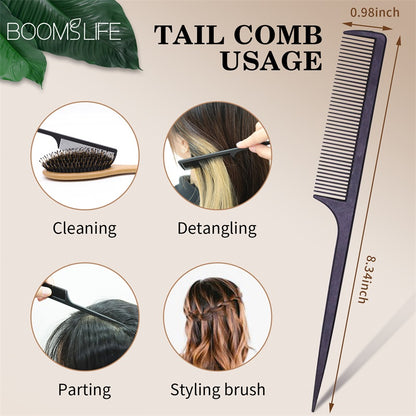 Plastic Wet Hair Detangling Brush with Styling Comb by HitMyNeed