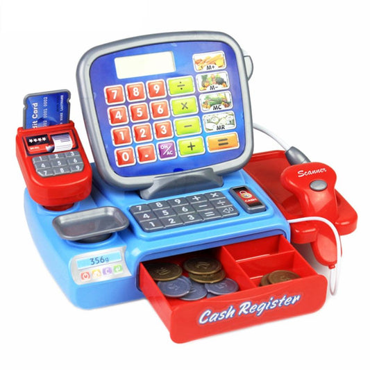 Play Cash Register Toy with Scanner and Accessories by HitMyNeed