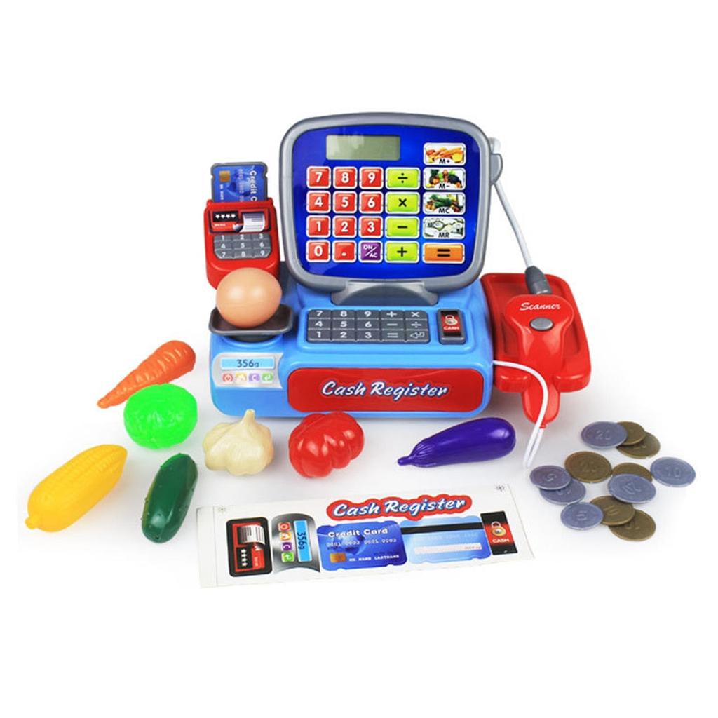 Play Cash Register Toy with Scanner and Accessories by HitMyNeed