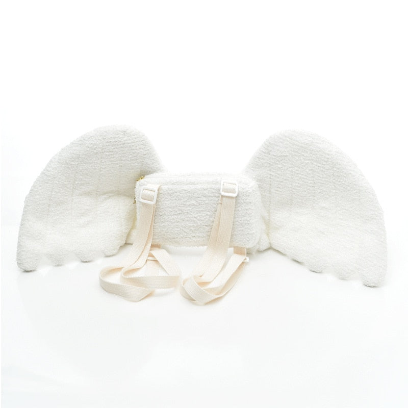 Plush Angel Wing Backpack for Kids, Teens & Adults by HitMyNeed