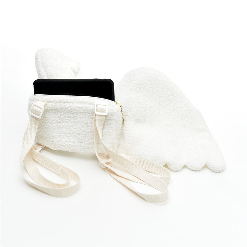 Plush Angel Wing Backpack for Kids, Teens & Adults by HitMyNeed