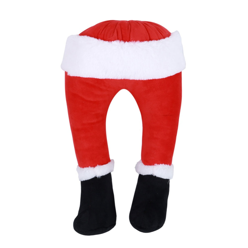 Plush Santa Legs Christmas Tree Decoration by HitMyNeed