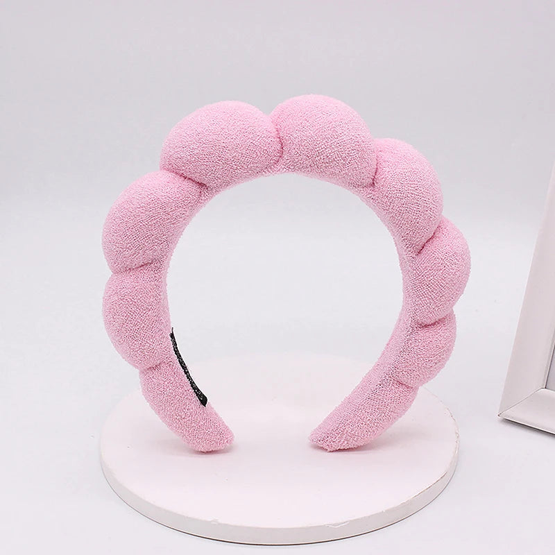 Plush Skincare Sponge Headband by HitMyNeed