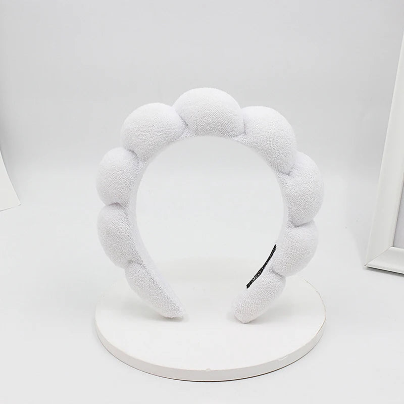 Plush Skincare Sponge Headband by HitMyNeed