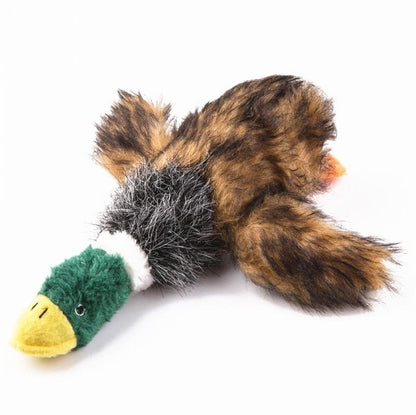 Plush Squeaking Duck Dog Toy 21cm by HitMyNeed