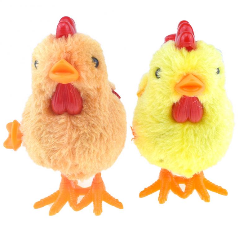 Plush Wind Up Chicken Toy for Kids by HitMyNeed