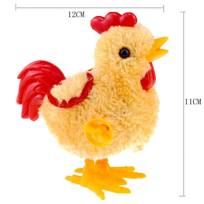 Plush Wind Up Chicken Toy for Kids by HitMyNeed