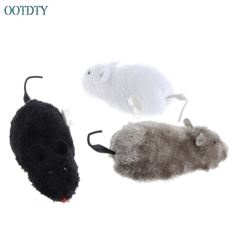 Plush Wind Up Mouse Toy for Cats by HitMyNeed