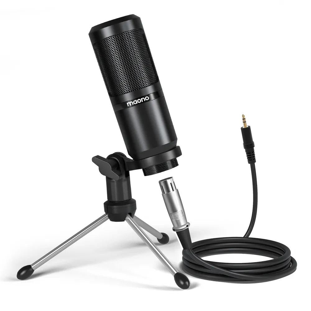 PM360TR 3.5mm Condenser Microphone for PC & Phone by HitMyNeed