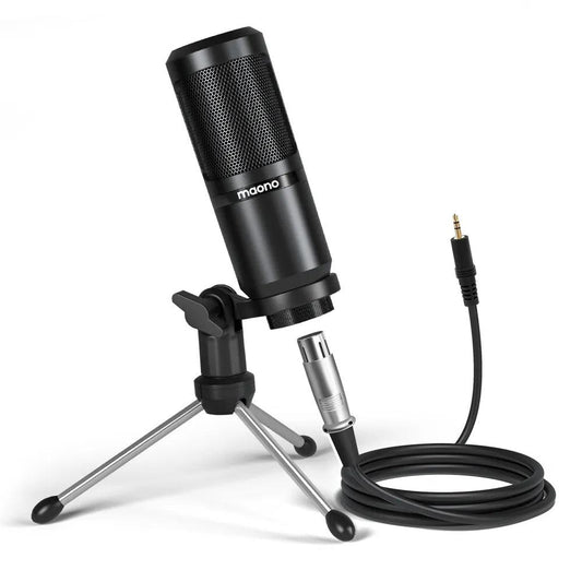 PM360TR 3.5mm Condenser Microphone for PC & Phone by HitMyNeed