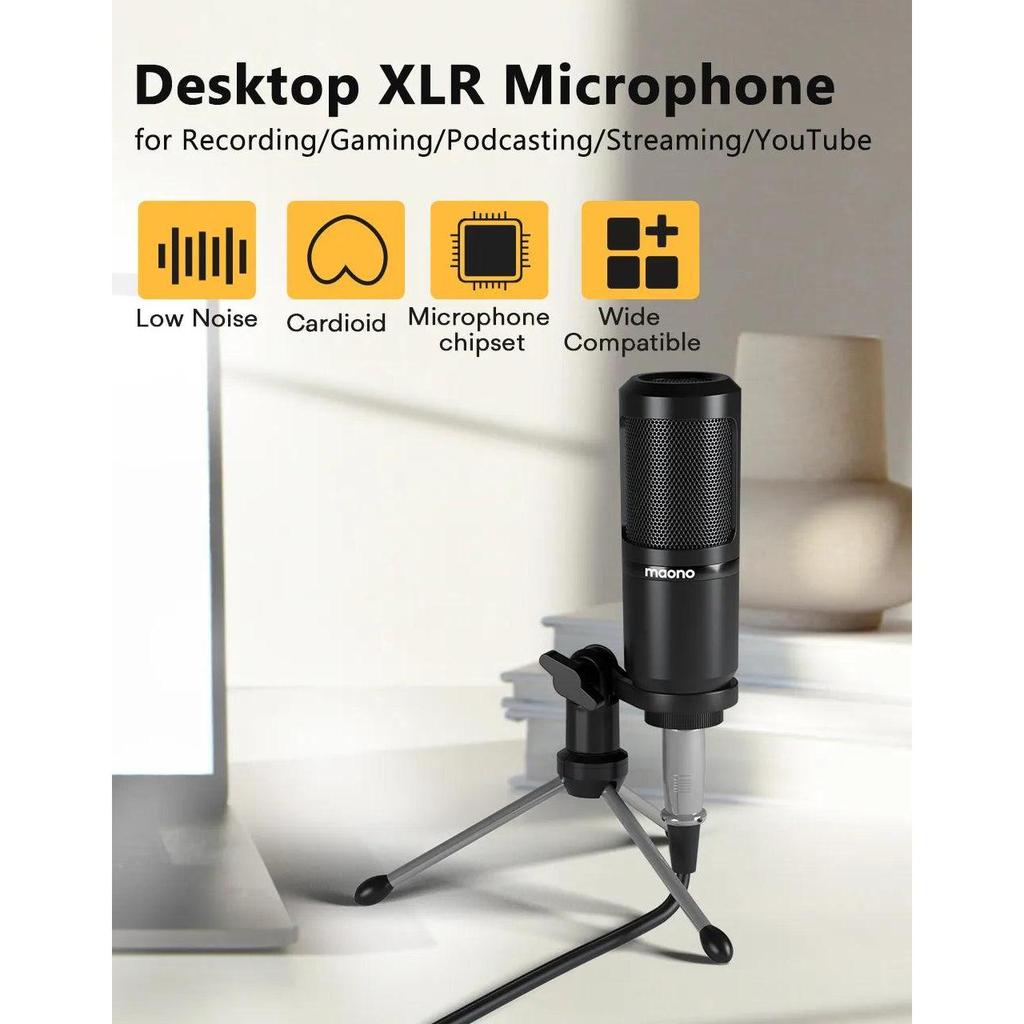 PM360TR 3.5mm Condenser Microphone for PC & Phone by HitMyNeed