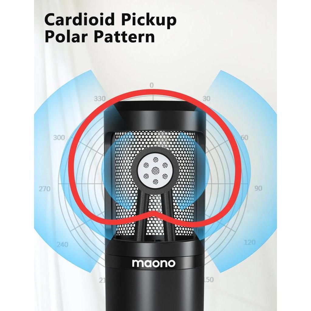 PM360TR 3.5mm Condenser Microphone for PC & Phone by HitMyNeed