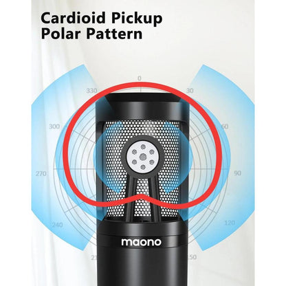 PM360TR 3.5mm Condenser Microphone for PC & Phone by HitMyNeed
