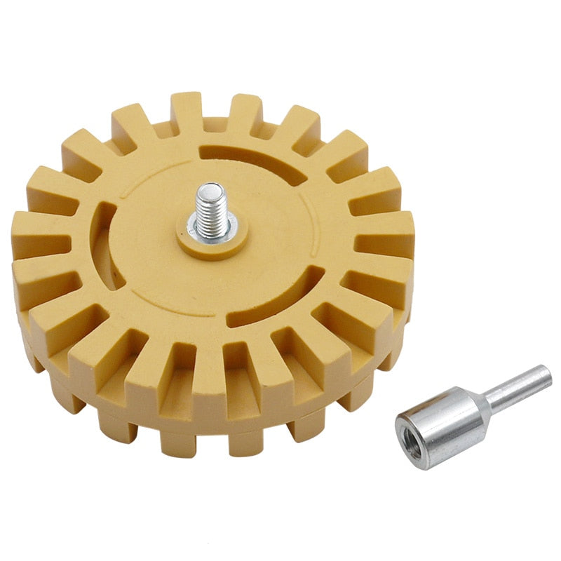 Pneumatic Rubber Decal Removal Eraser Wheel Disc by HitMyNeed