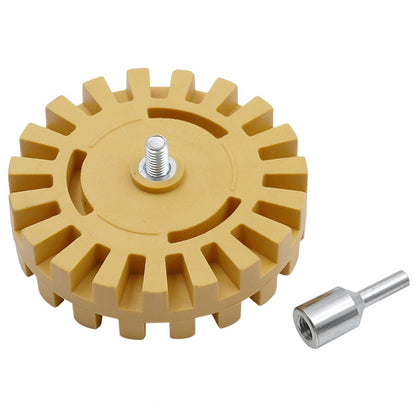 Pneumatic Rubber Decal Removal Eraser Wheel Disc by HitMyNeed