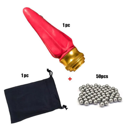 Pocket Aluminium Outdoor Slingshot Set gloden-50-steel-ball by HitMyNeed