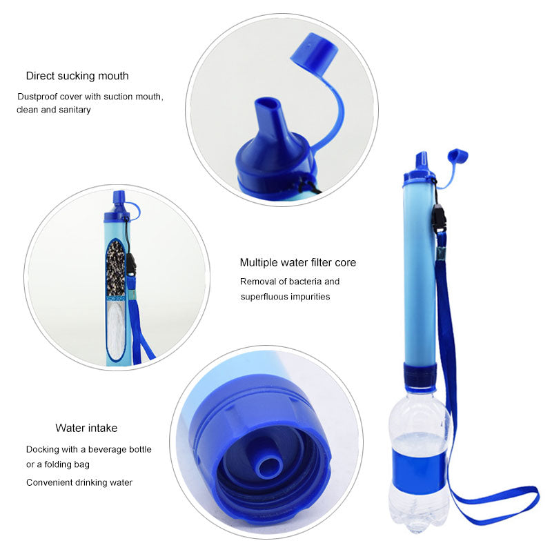 Pocket Camping Water Filter Straw by HitMyNeed