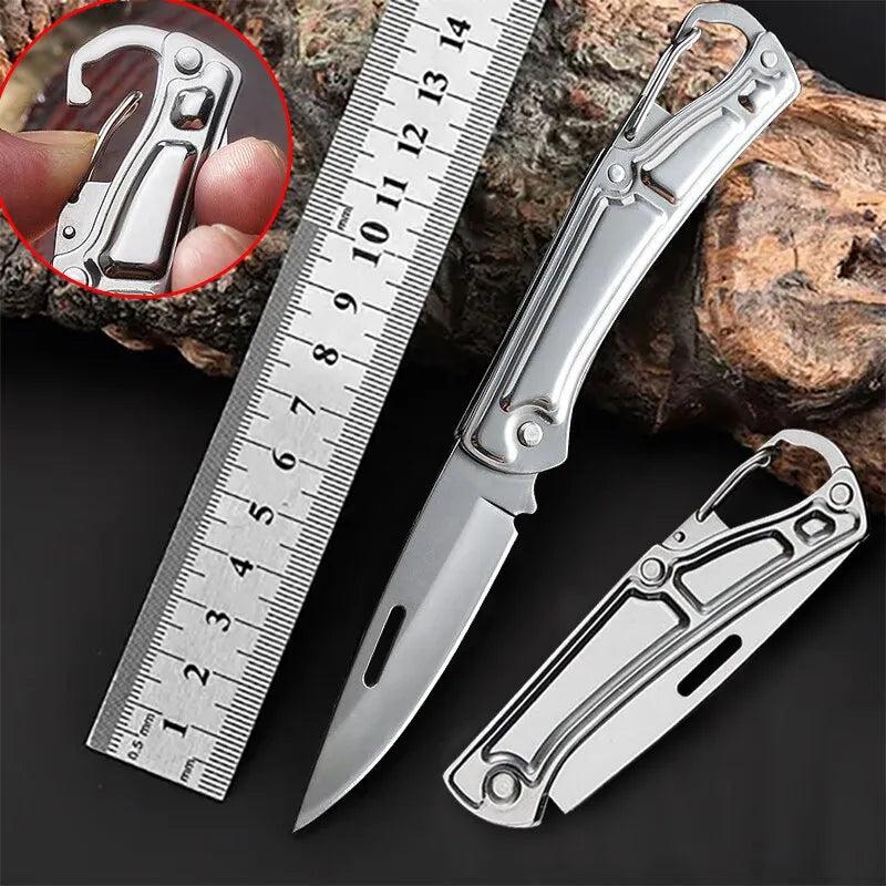 Pocket Folding Stainless Steel Fruit Knife by HitMyNeed