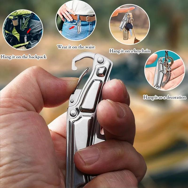 Pocket Folding Stainless Steel Fruit Knife by HitMyNeed