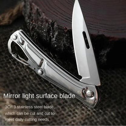 Pocket Folding Stainless Steel Fruit Knife by HitMyNeed