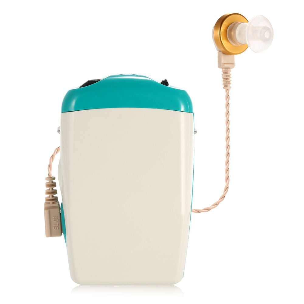 Pocket Hearing Aid Sound Amplifier with 7-Level Control by HitMyNeed