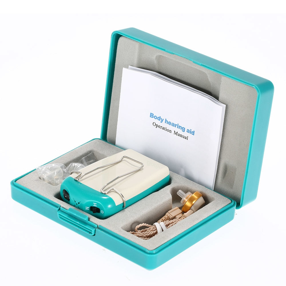 Pocket Hearing Aid Sound Amplifier with 7-Level Control by HitMyNeed