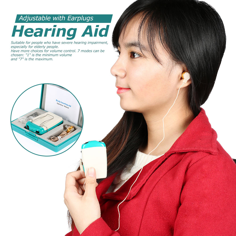 Pocket Hearing Aid Sound Amplifier with 7-Level Control by HitMyNeed