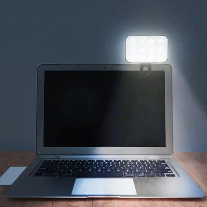 Pocket LED Clip Selfie Ring Light for Phone & Laptop by HitMyNeed