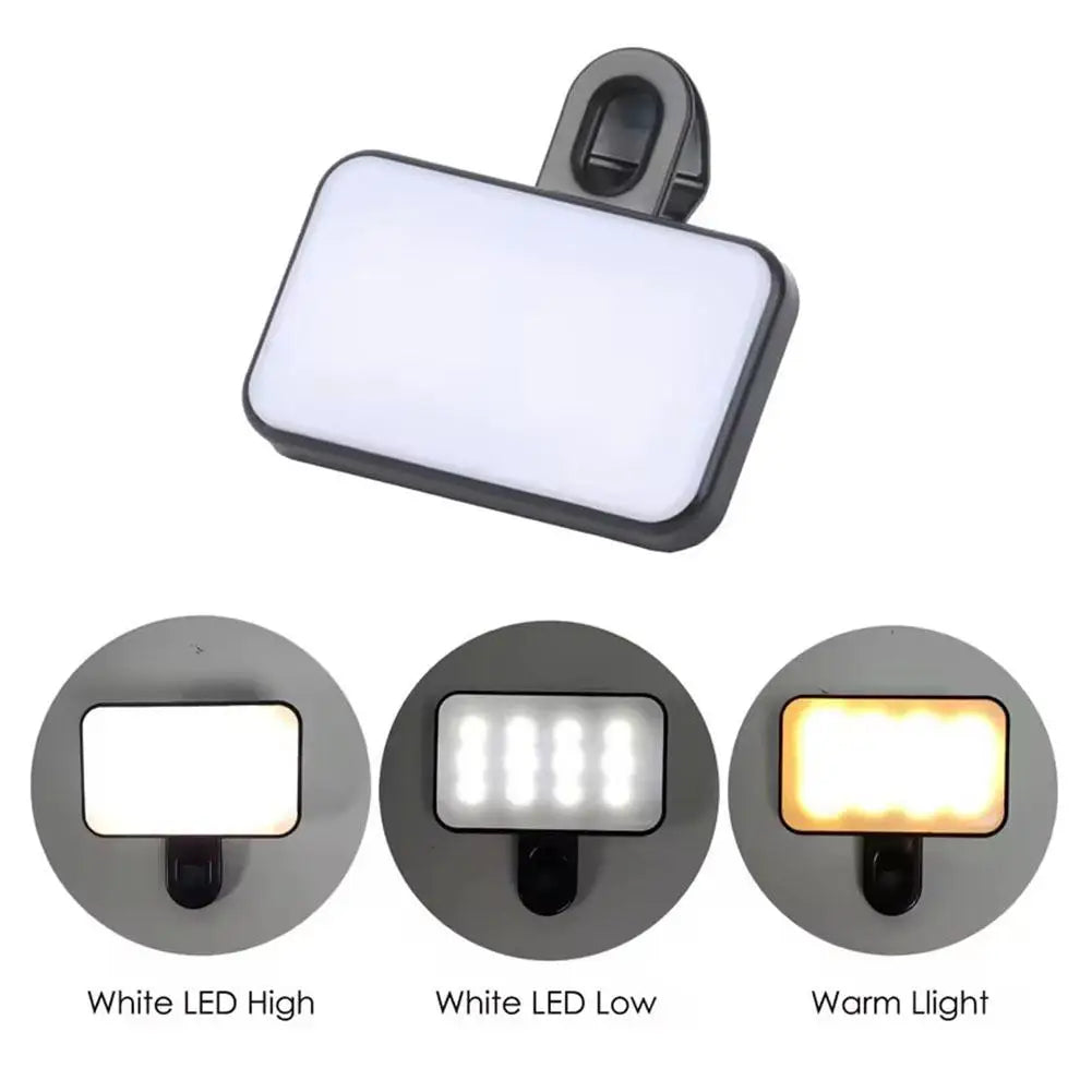 Pocket LED Clip Selfie Ring Light for Phone & Laptop by HitMyNeed