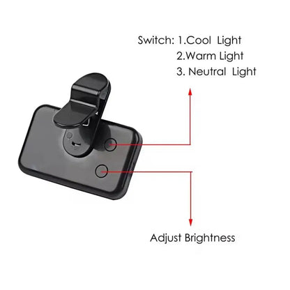 Pocket LED Clip Selfie Ring Light for Phone & Laptop by HitMyNeed